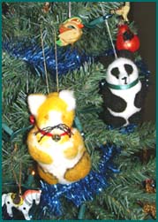 New Felted Ornaments