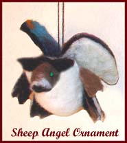 Sheep Angel Ornament